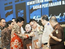 Sikat Mafia Tanah, Kapolda Lampung Helmy Santika Raih Pin Emas dari Menteri ATR/BPN